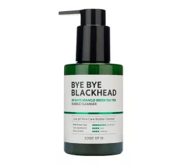 Очищающая кислородная маска-пенка от чёрных точек Some By Mi 30 Days Miracle Green Tea Tox Bubble Cleanser