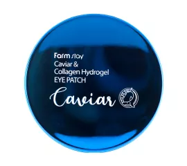 Омолаживающие патчи с коллагеном и экстрактом икры FarmStay Caviar & Collagen Hydrogel Eye Patch