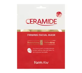 Успокаивающая тканевая маска с керамидами  FarmStay Ceramide Firming Facial Mask