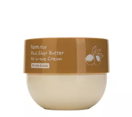 Универсальный питательный крем для лица и тела с маслом ши  FarmStay Real Shea Butter All-In-One Cream