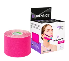 Шёлковый кинезиотейп BBTape Silk Face Pack 5см*5м (розовый)