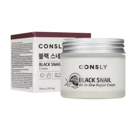 Универсальный крем с муцином улитки  Consly Black Snail All-In-One Repair Cream