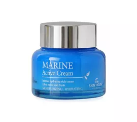 Увлажняющий крем с гиалуроновой кислотой и керамидами  The Skin House Marine Active Cream