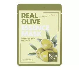 Тканевая маска с экстрактом оливы  FarmStay Real Olive Essence Mask