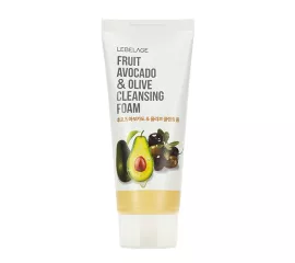 Смягчающая пенка с экстрактами авокадо и оливы LEBELAGE Fruit Avocado & Olive Cleansing Foam