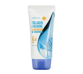 Солнцезащитный крем с коллагеном и гиалуроновой кислотой LEBELAGE Collagen Hyaluronic Sun Cream SPF50+ PA+++