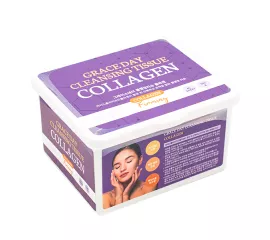 Салфетки для снятия макияжа с коллагеном&nbsp; Grace Day Cleansing Tissue Collagen