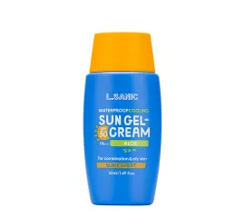 Солнцезащитный матирующий гель-крем с экстрактом алоэ SPF 50/PA++++&nbsp; L.Sanic Sun Expert Aloe Waterproof Cooling Sun Gel-Cream SPF 50/PA++++
