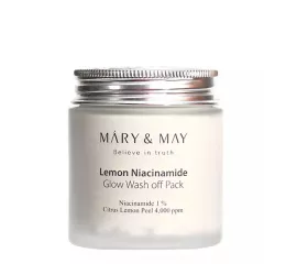 Маска для выравнивания тона с лимоном и ниацинамидом&nbsp; Mary & May Lemon Niacinamide Glow Wash off Pack