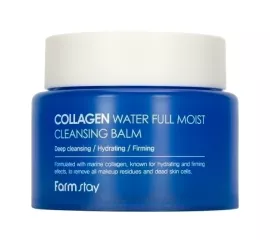 Очищающий гидрофильный бальзам с коллагеном FarmStay Collagen Water Full Moist Cleansing Balm