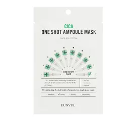 Тканевая маска для проблемной кожи с центеллой азиатской EUNYUL Cica One Shot Ampoule Mask