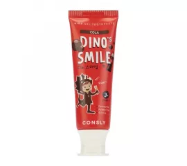 Детская зубная паста со вкусом колы Consly DINO's SMILE Kids Gel Toothpaste with Xylitol and Cola