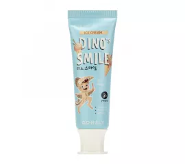 Детская зубная паста со вкусом пломбира Consly DINO's SMILE Kids Gel Toothpaste with Xylitol and Ice Cream
