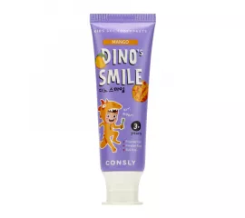 Детская зубная паста со вкусом манго Consly DINO's SMILE Kids Gel Toothpaste with Xylitol and Mango