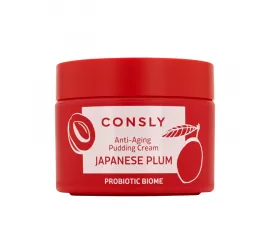 Омолаживающий крем с экстрактом японской сливы для кожи с возрастными изменениями Consly Probiotic Biome Anti-Aging Japanese Plum Pudding Cream