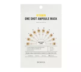 Освежающая тканевая маска для лица с витаминами EUNYUL Vitamin One Shot Ampoule Mask