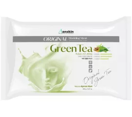 Маска альгинатная с экстрактом зеленого чая успокаивающая 240г Anskin Green Tea Modeling (Refill)