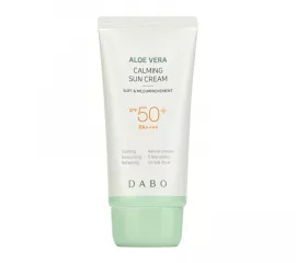 Успокаивающий солнцезащитный крем с алоэ вера SPF50+ PA+++ DABO Aloe Vera Calming Sun Cream