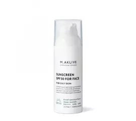 Солнцезащитный крем SPF50 для жирной кожи лица M.Aklive Sunscreen SPF50 For Oily Skin