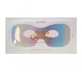 Гидрогелевая маска для области вокруг глаз с жемчужной пудрой PETITFEE Aura Quartz Hydrogel Eye Zone Mask Iridescent Lavender