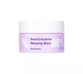 Ночная маска с муцином улитки и азуленом TIAM Snail & Azulene Sleeping Mask