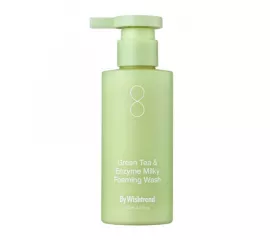 Энзимная пенка для умывания с гидролатом зелёного чая By Wishtrend Green Tea & Enzyme Milky Foaming Wash