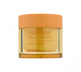 Успокаивающий крем с экстрактом календулы FarmStay Calendula Relief Cream