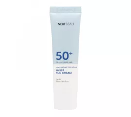 Увлажняющий солнцезащитный крем с гиалуроновой кислотой SPF 50+/PA++++ NEXTBEAU Hyaluronic Solution Moist Sun Cream