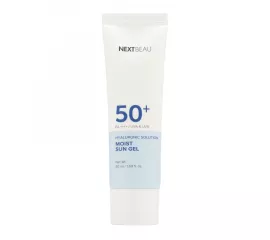 Увлажняющий солнцезащитный гель с гиалуроновой кислотой SPF 50+/PA++++ NEXTBEAU Hyaluronic Solution Moist Sun Gel