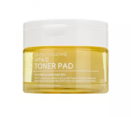 Освежающие пэды с экстрактом зелёного мандарина TENZERO Green Tangerine Vita C Toner Pad, 70pads