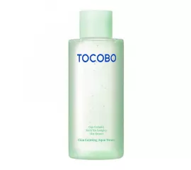 Успокаивающий тонер с центеллой, пробиотиками и глюконолактоном Tocobo Cica Calming Aqua Toner