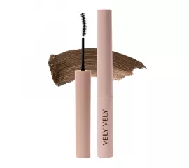 Супертонкая стойкая тушь для ресниц (коричневая) Vely Vely Super Slim Mascara – 02 Brown