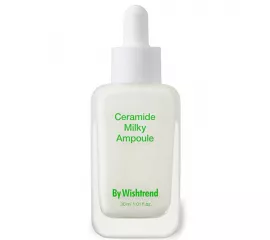 Успокаивающая сыворотка с центеллой, керамидами и пептидами  By Wishtrend Ceramide Milky Ampoule