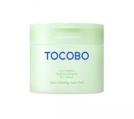 Успокаивающие тонер-пэды с центеллой и пробиотиками TOCOBO Cica Calming Aqua Pad