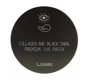 Патчи для глаз с коллагеном и муцином чёрной улитки  L.Sanic Collagen and Black Snail Premium Eye Patch