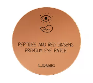 Патчи для глаз с пептидами и экстрактом красного женьшеня L.Sanic Peptides and Red Ginseng Premium Eye Patch