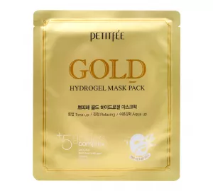 Гидрогелевая маска с золотом Petitfee Gold Hydrogel Mask Pack