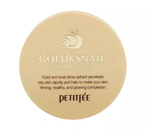 Гидрогелевые патчи для век с муцином улитки и золотом Petitfee Hydro Gel Eye Patch Gold & Snail