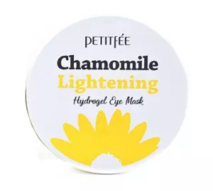 Осветляющие патчи для глаз с ромашкой  Petitfee Chamomile Lightening Hydrogel Eye Mask Patch