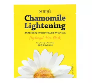 Осветляющая гидрогелевая маска с ромашкой  Petitfee Chamomile Lightening Hydrogel Face Mask