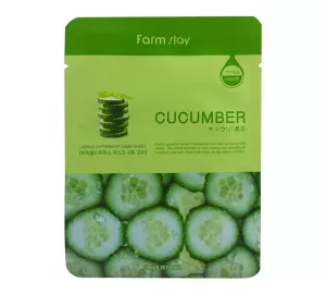 Тканевая маска для лица с огурцом FarmStay Visible Difference Mask Sheet Cucumber