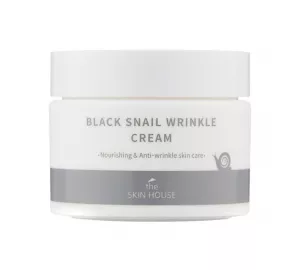 Омолаживающий крем с муцином чёрной улитки The Skin House Black Snail Wrinkle Cream