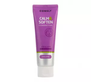 Пенка с азуленом для чувствительной кожи CONSLY Azulene Cleansing Foam "Calm&Soften"