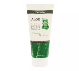 Пенка для умывания с алоэ  FarmStay Aloe Pure Cleansing Foam