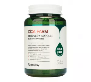 Восстанавливающая ампульная сыворотка с центеллой  FarmStay Cica Farm Recovery Ampoule