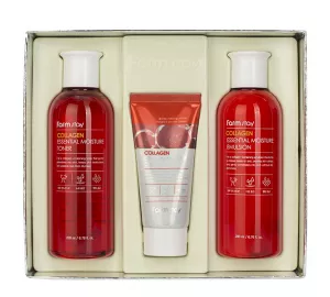 Набор средств с коллагеном  FarmStay Collagen Essential Moisture Skin Care 3Set