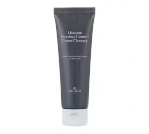 Пенка для мужской кожи, склонной к жирности  The Skin House Homme Innofect Control Foam Cleanser