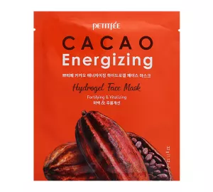 Гидрогелевая маска с экстрактом какао бобов Petitfee Cacao Energizing Hydrogel Face Mask