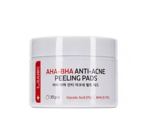Отшелушивающие пады с AHA и BHA кислотами  L.Sanic AHA-BHA Anti-Acne Peeling Pads