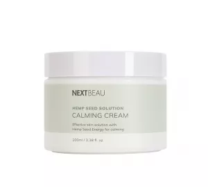 Успокаивающий крем с маслом конопли  NEXTBEAU Hemp Seed Solution Calming Cream
